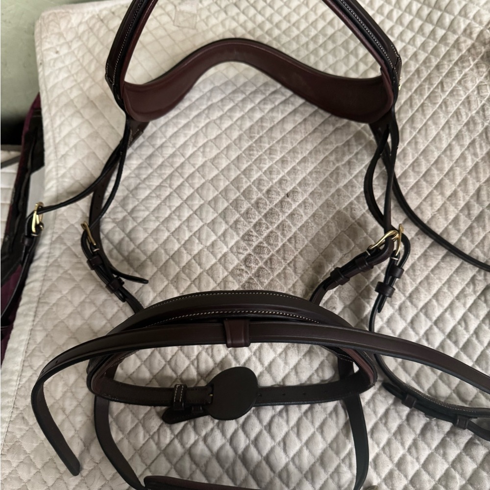 Brown Leather Horse Bridle - Picture 7 of 7